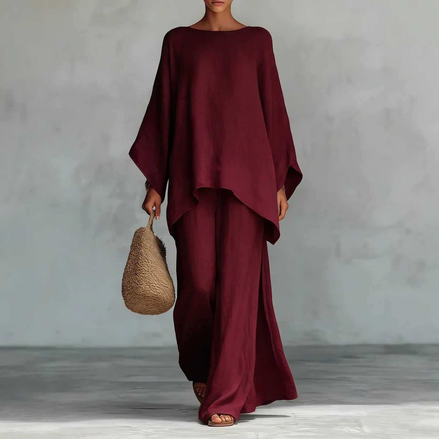 Serena Linen Two Piece Set