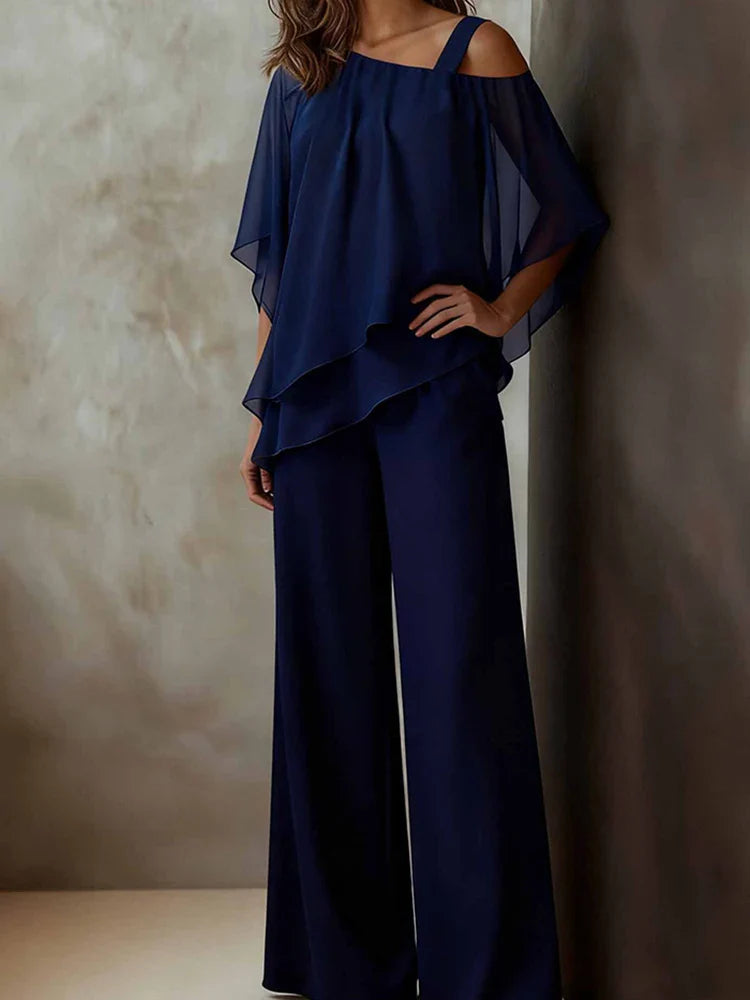Noami Flowy Wide Leg Pant Set