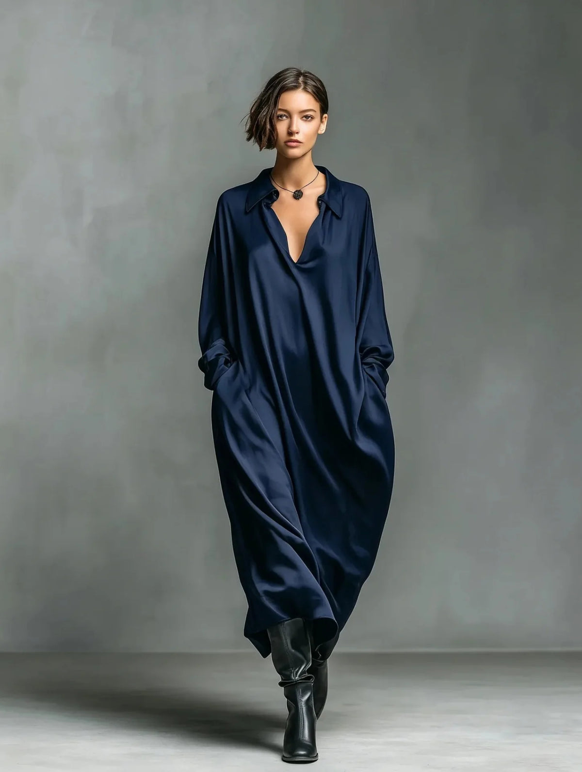 Solane Soft Drape Maxi Dress
