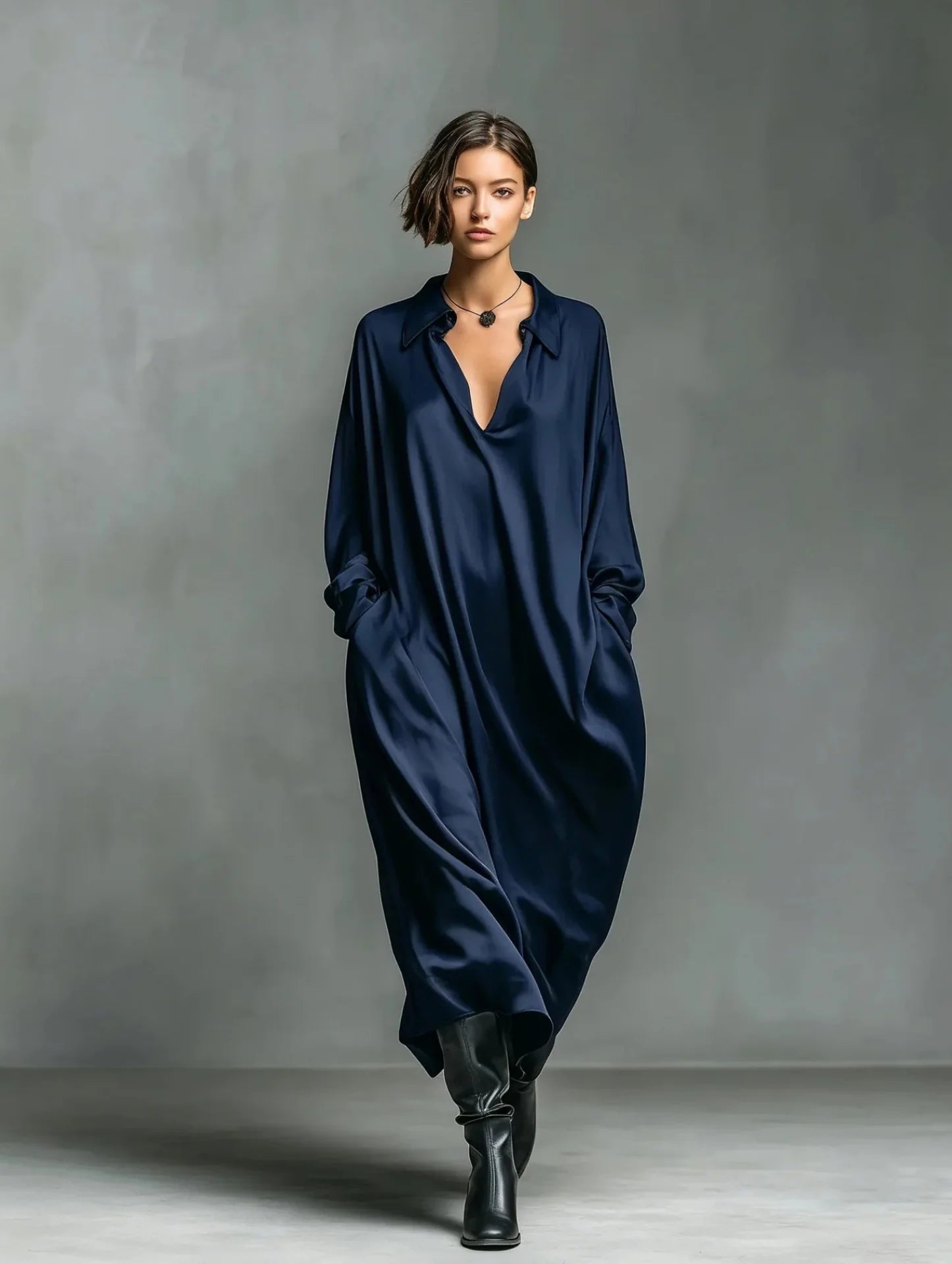 Solane Soft Drape Maxi Dress