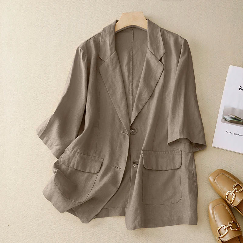 Julia Linen Blend Blazer