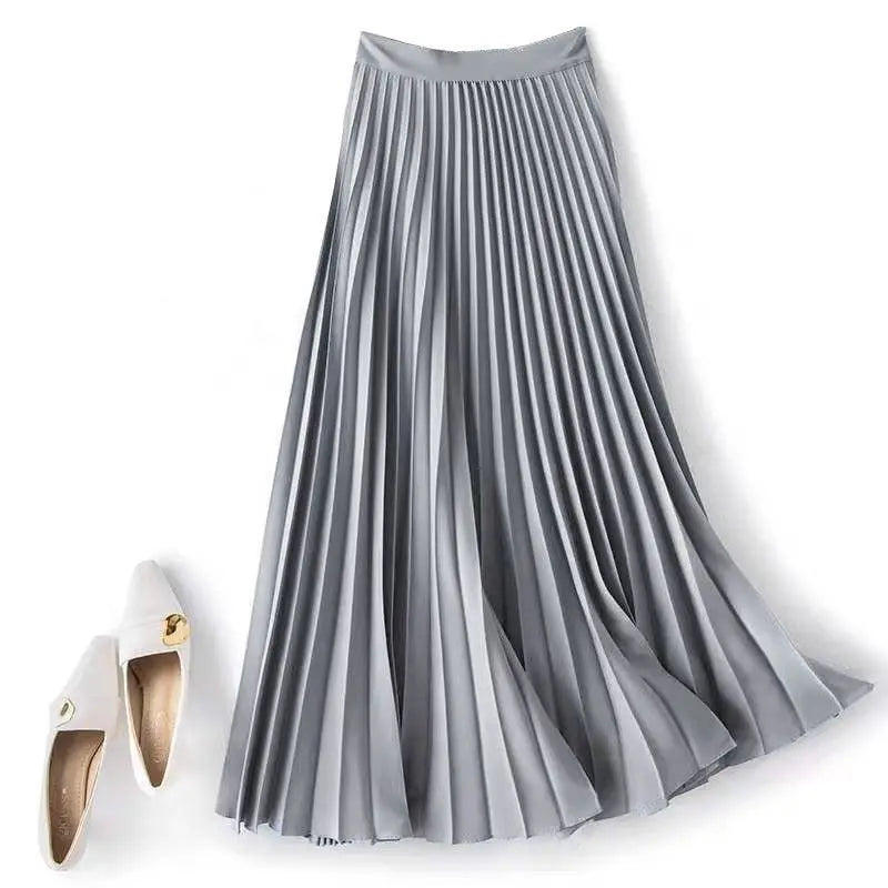 Helena Pleated A-Line Skirt