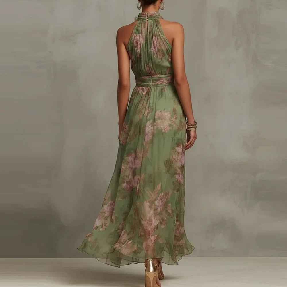 Monroe Floral Maxi Wedding Guest Dress