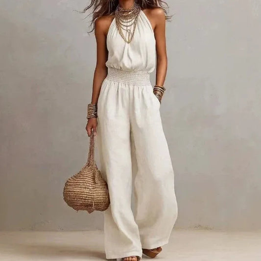 Celeste Flowing Wide Leg Jumpsuit
