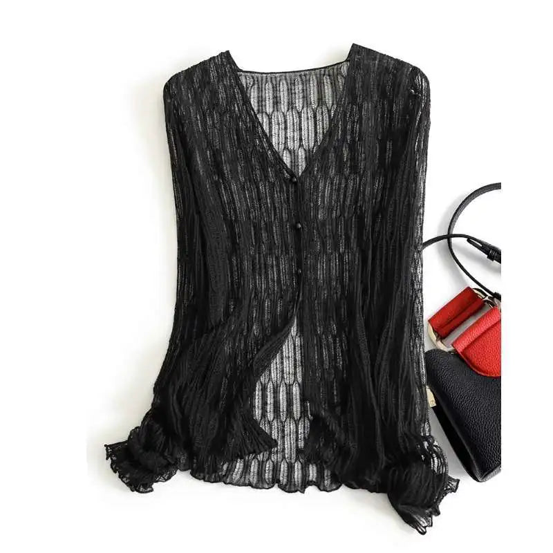 Dana Button Front Knit Cardigan