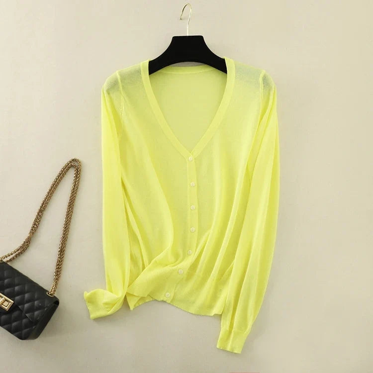 Georgia Ice Silk Cardigan