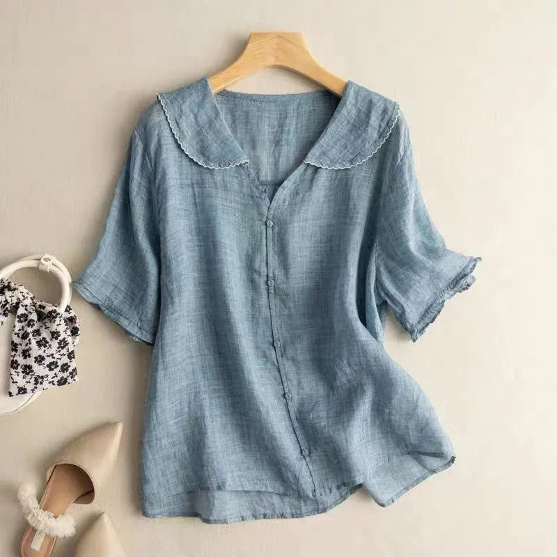 Rowan Summer Linen Top