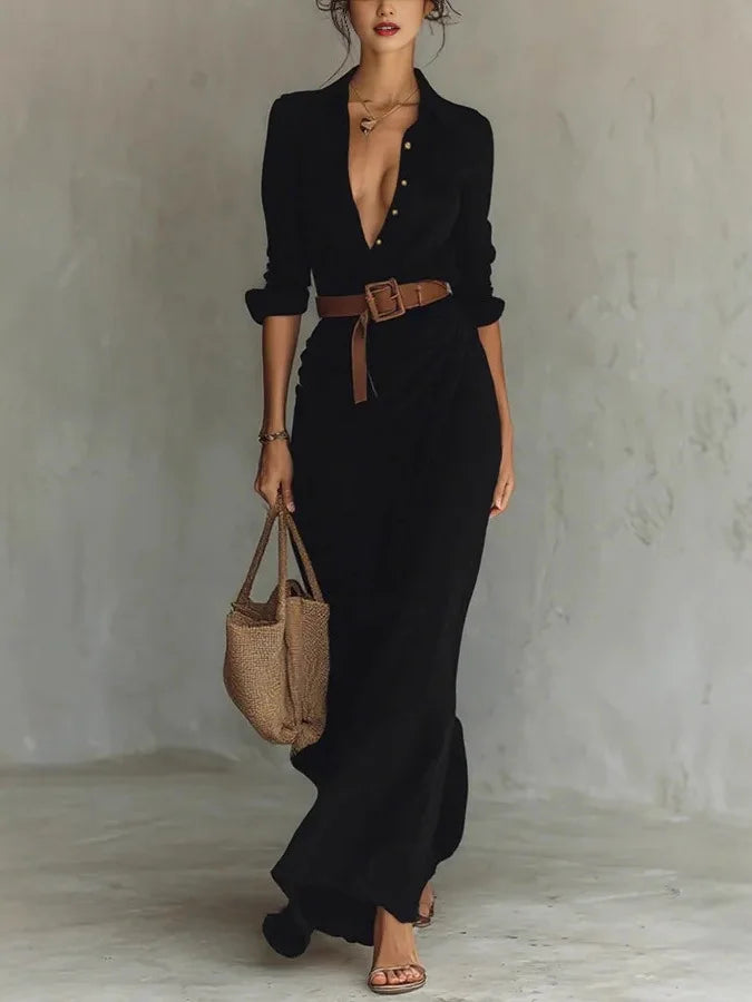 Melissa Wrap Maxi Dress