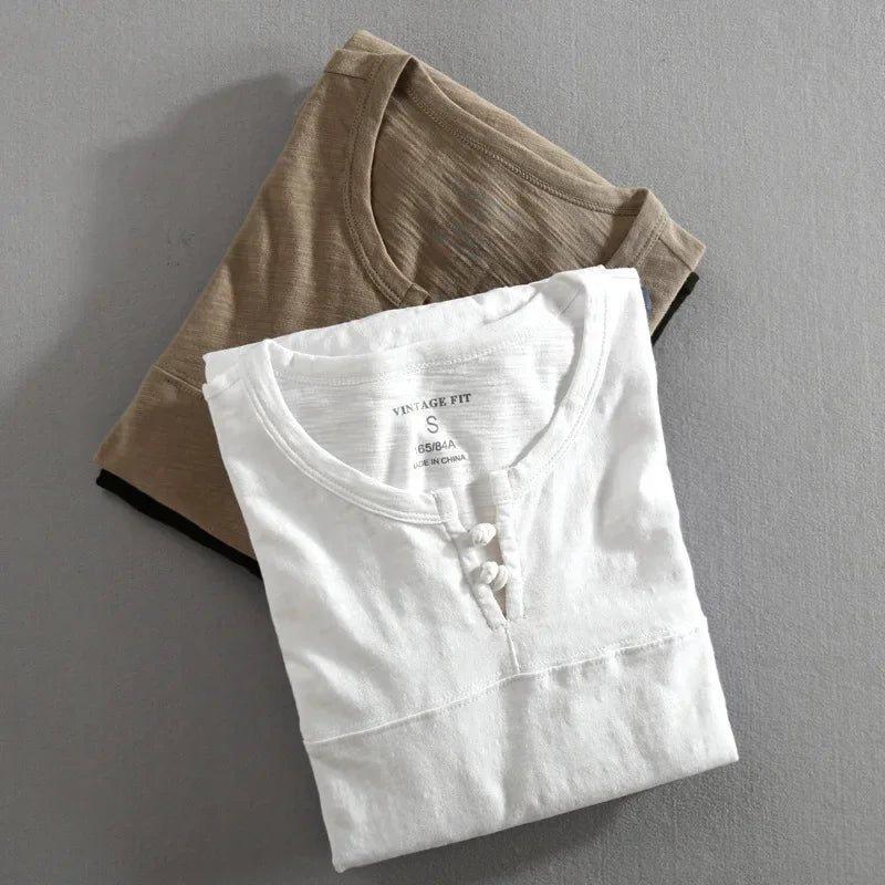 Bronx Long Sleeve Henley Shirt