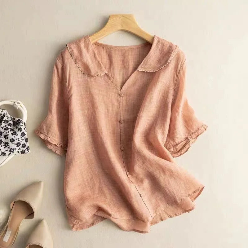 Rowan Summer Linen Top