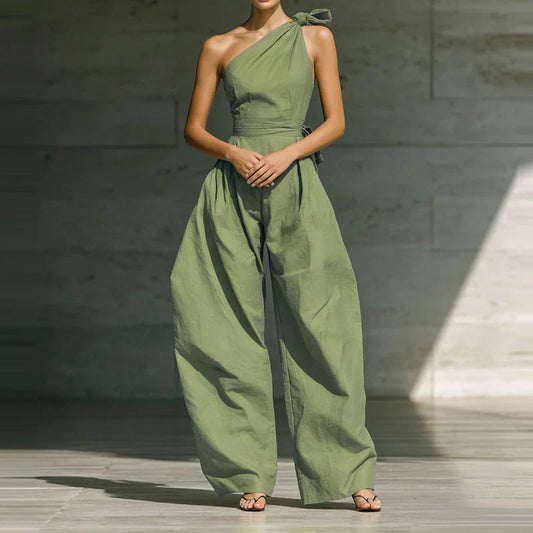 Priscilla Wide Leg Summer Jumpsuit