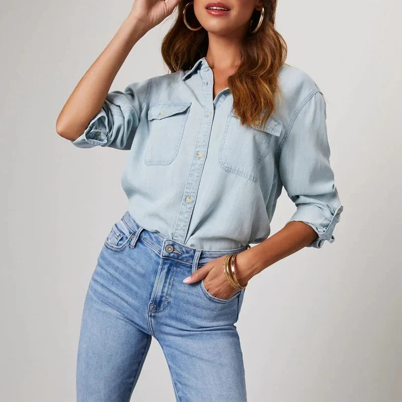 Giselle Relaxed Denim Shirt