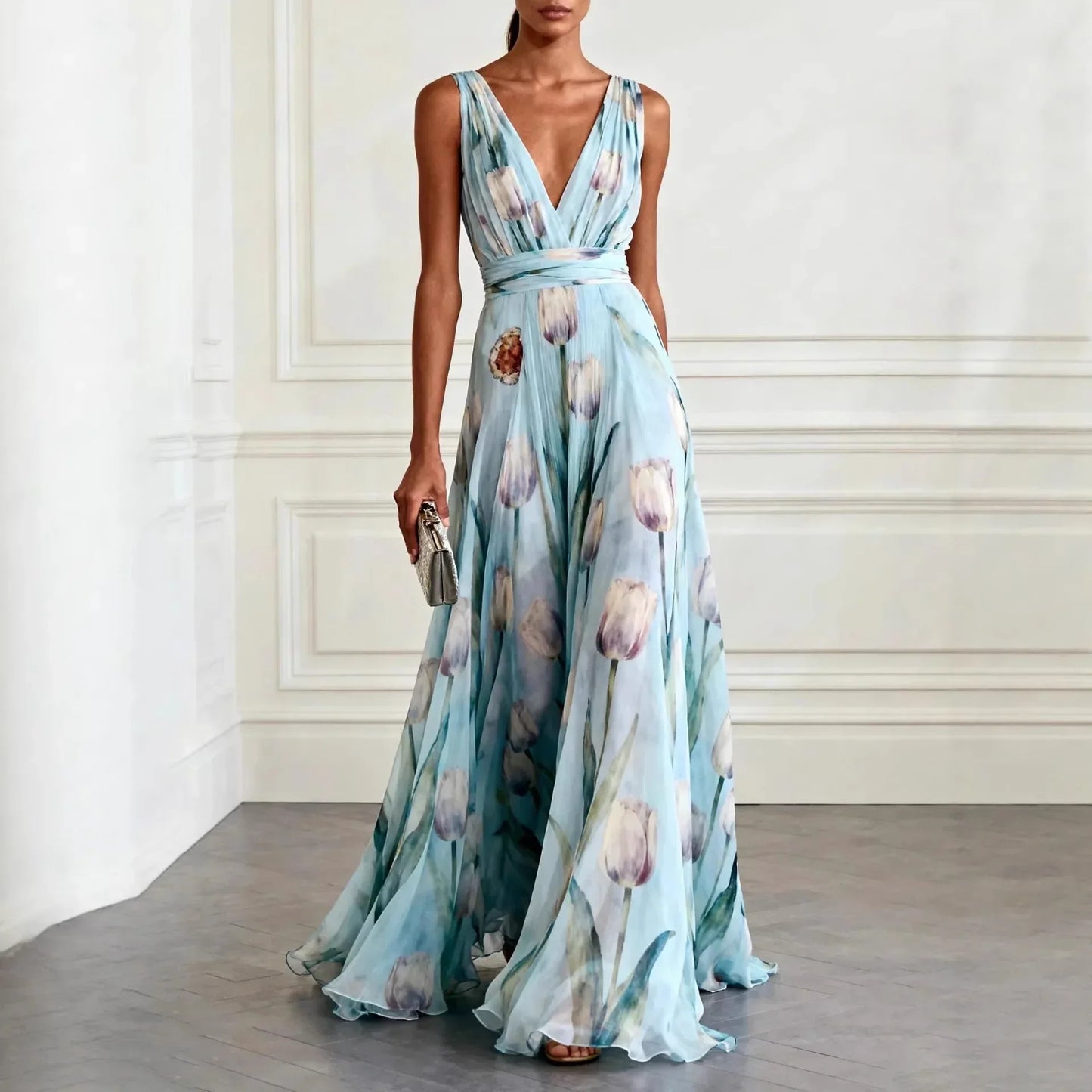 Aria Tulip Wedding Guest Dress