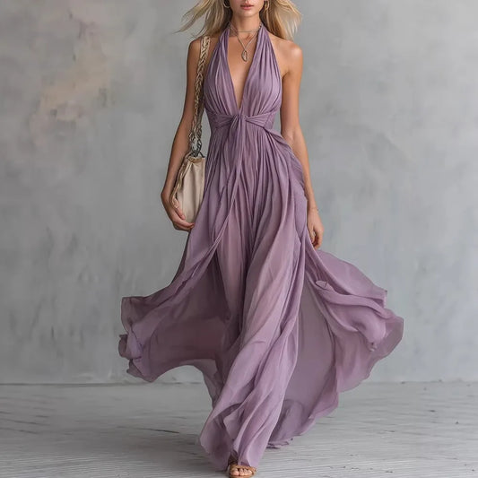 Vienna Flowy Evening Dress