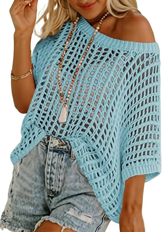Maria Open Knit Sweater