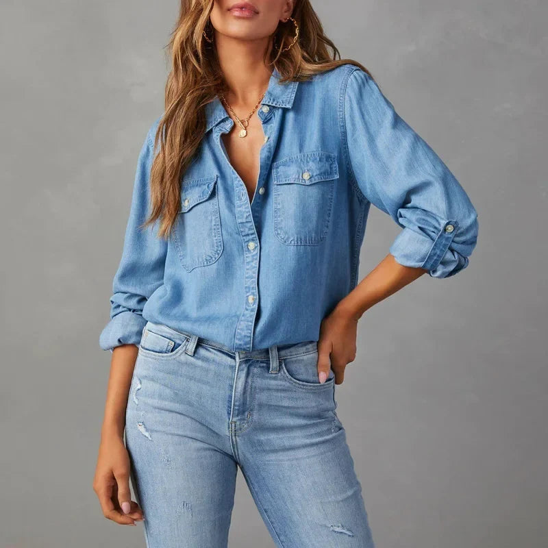 Giselle Relaxed Denim Shirt