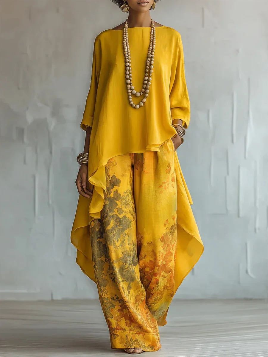 Juniper Printed Loose Two-Piece Set
