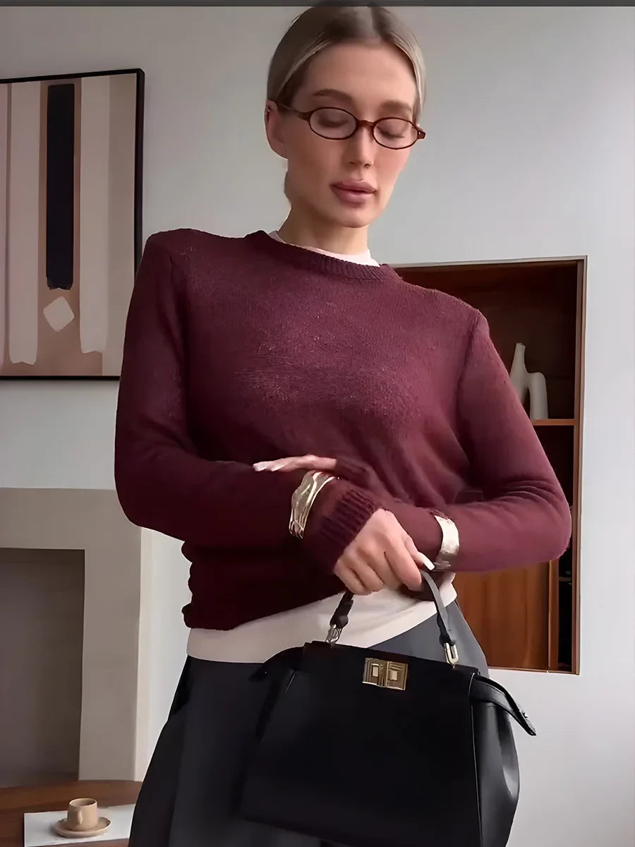 Luciana Mohair Knit Sweater