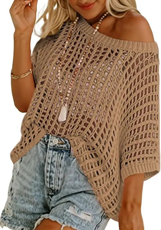 Maria Open Knit Sweater