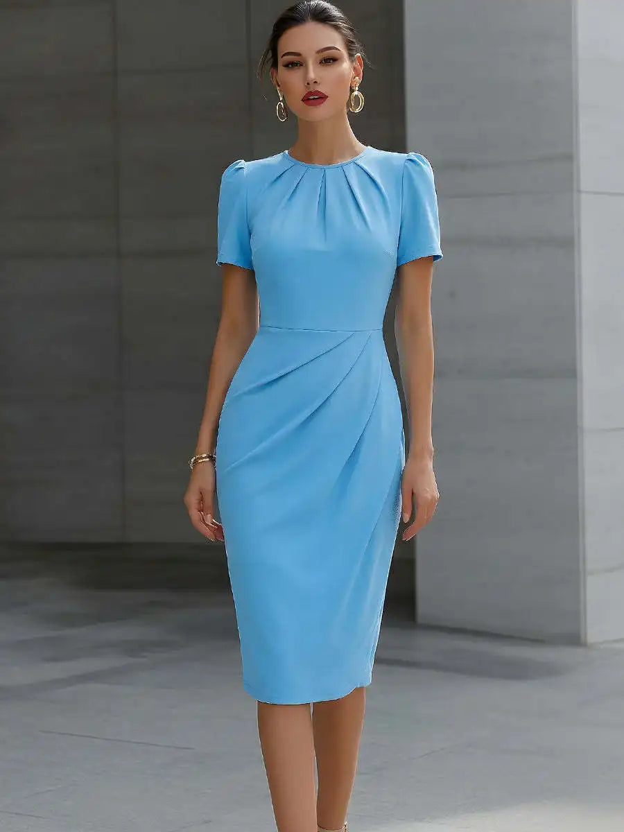 Cordella Waist Cinched Midi Dress