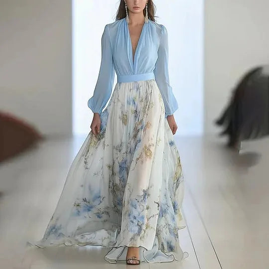 Agnes Floral Print Wedding Guest Dress