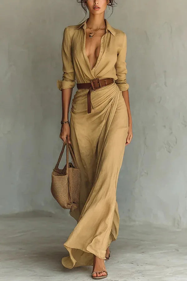 Melissa Wrap Maxi Dress