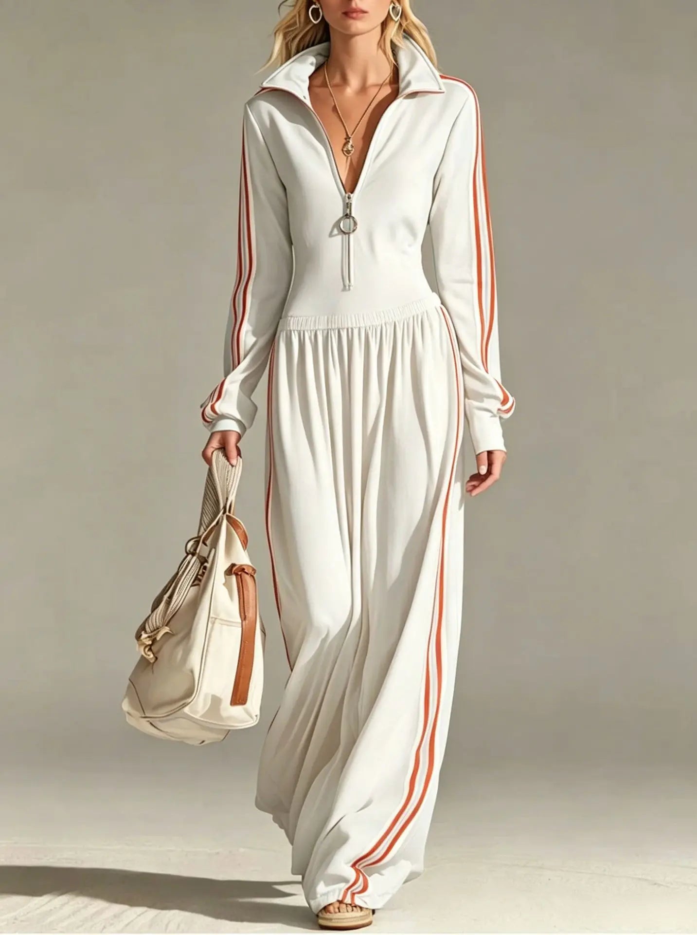 Eloise Activewear Stripe Jumpsuit