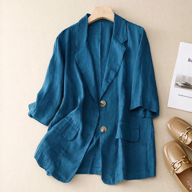 Julia Linen Blend Blazer