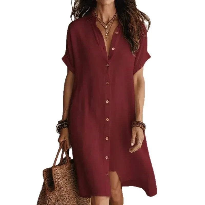 Antonio Button Down Shirt Dress