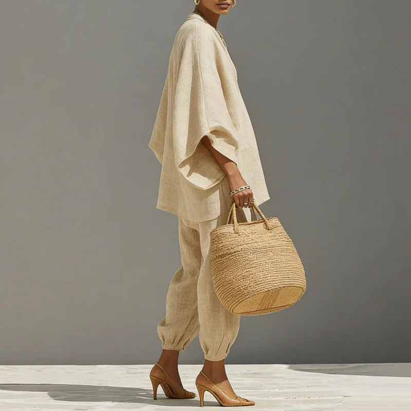 Paulina Linen Matching Set