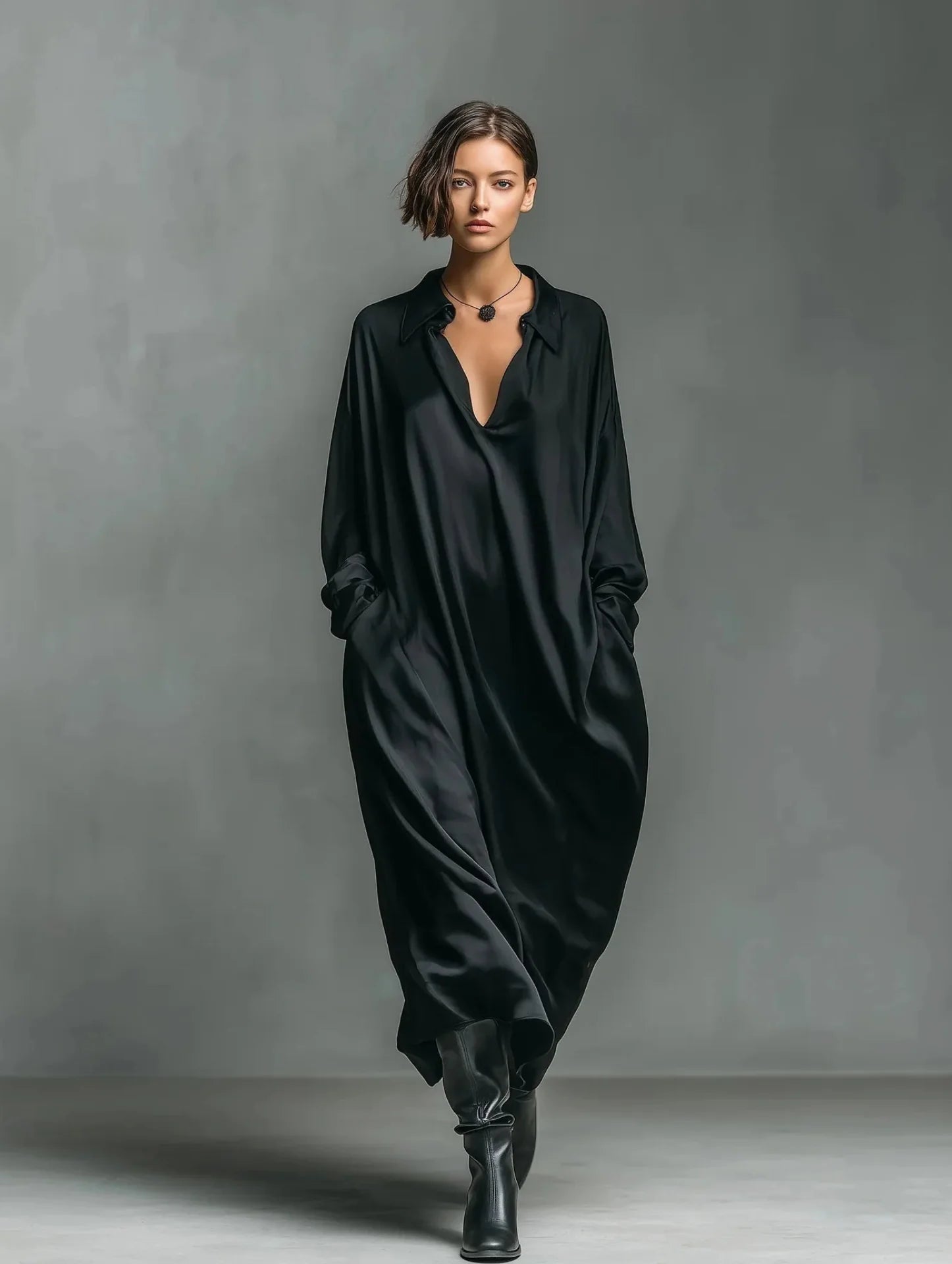 Solane Soft Drape Maxi Dress