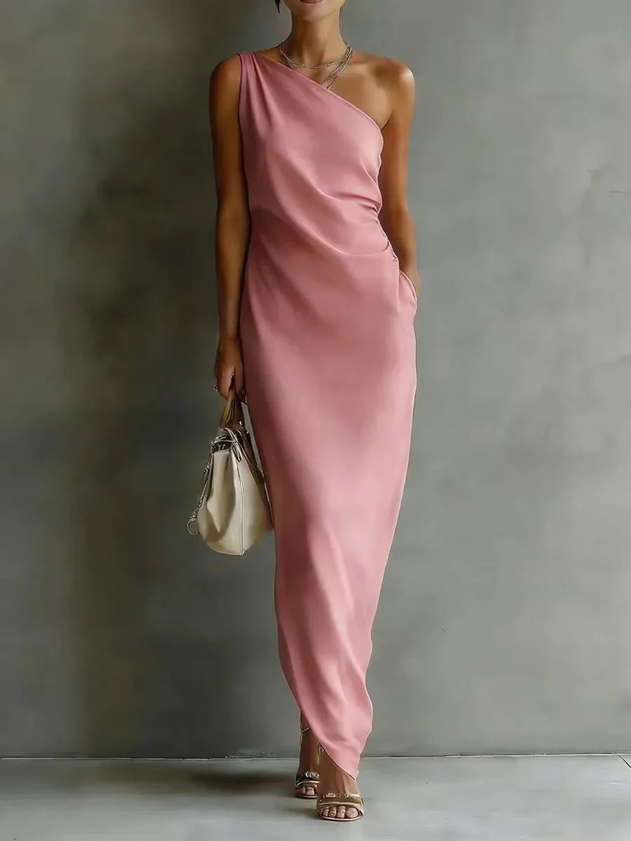 Ruby One Shoulder Maxi Dress