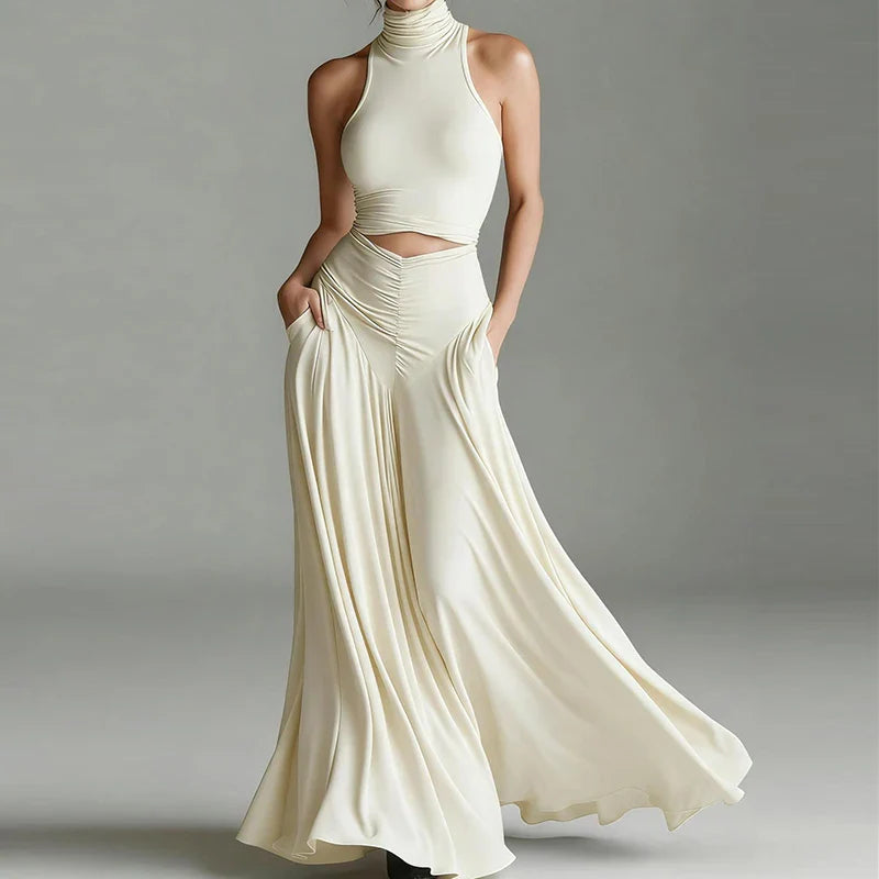 Solene Flowy Maxi Skirt Set