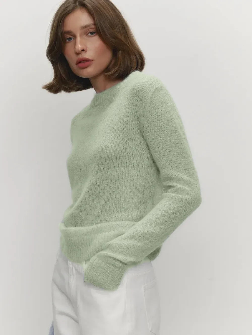 Luciana Mohair Knit Sweater