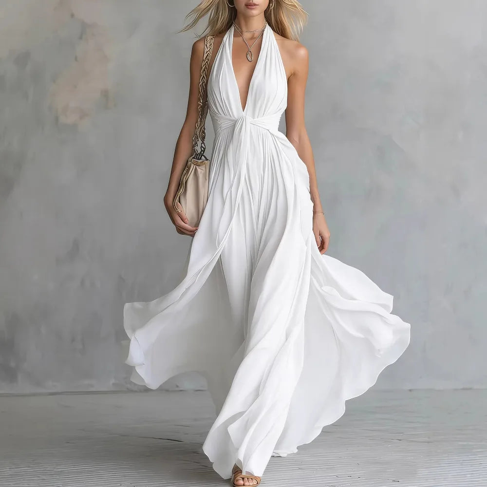 Vienna Flowy Evening Dress