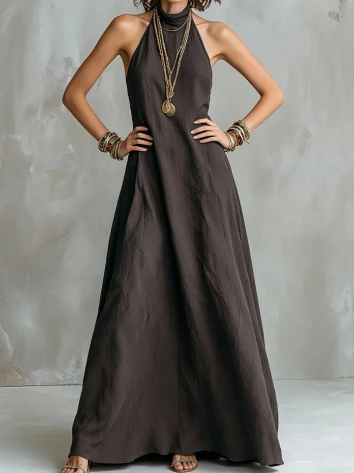 Nadia Halter Flowy Maxi Dress