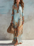 Anabella Elegant Boho Maxi Dress