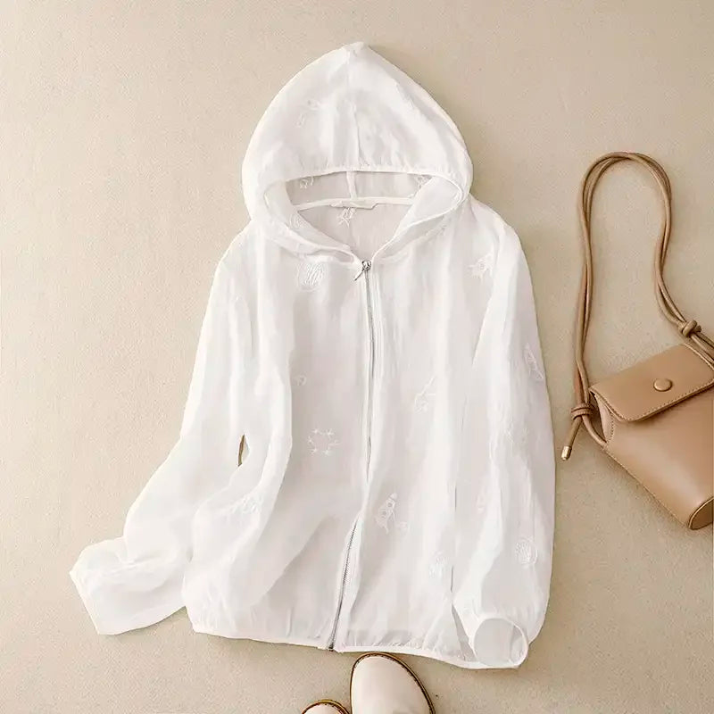 Amelia Summer Sunscreen Hoodie