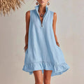 Shelby Ruffle Hem Mini Dress