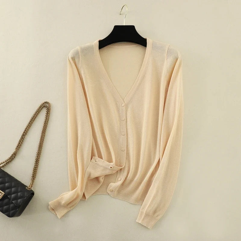 Georgia Ice Silk Cardigan
