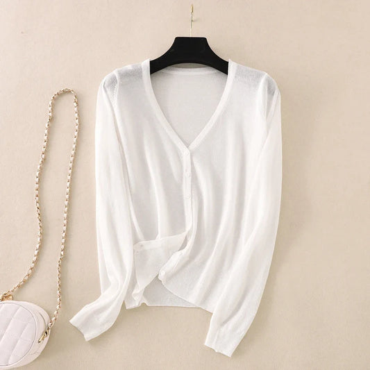 Georgia Ice Silk Cardigan