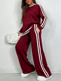 Danica Sports Stripe Lounge Set