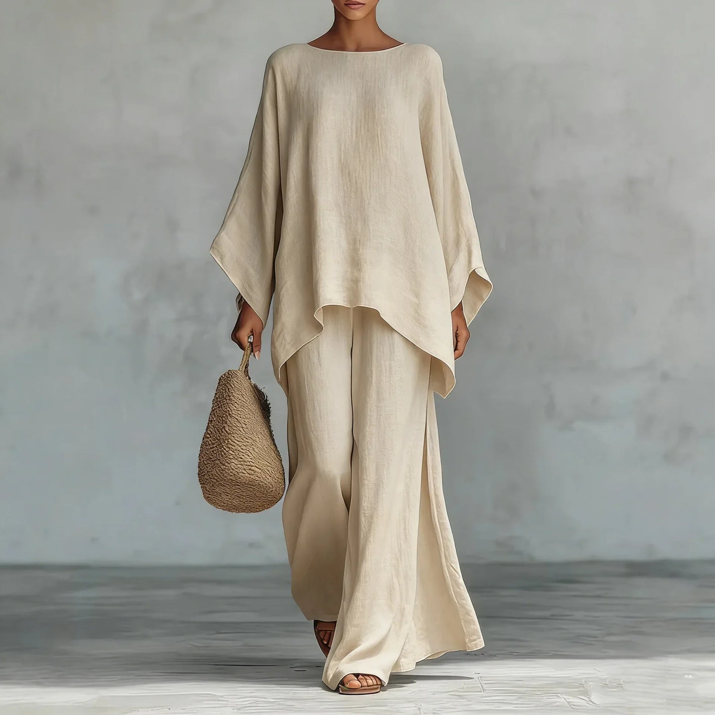 Serena Linen Two Piece Set