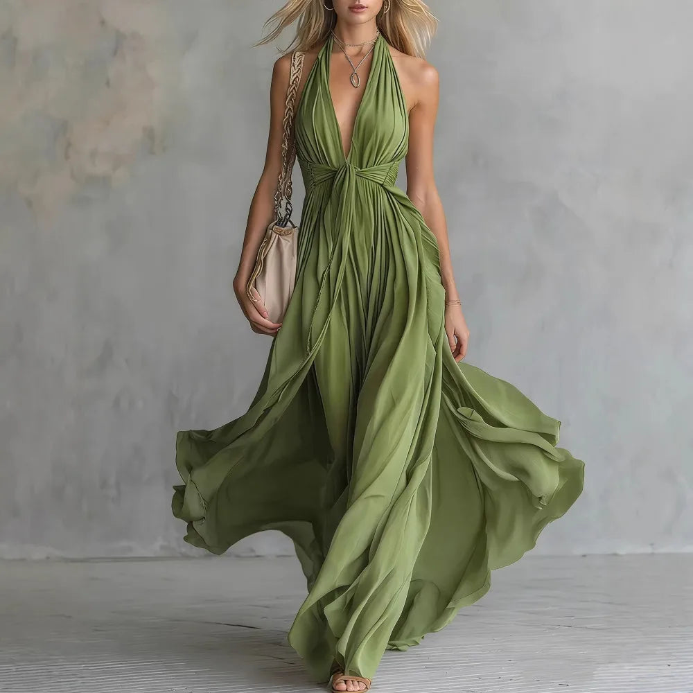 Vienna Flowy Evening Dress