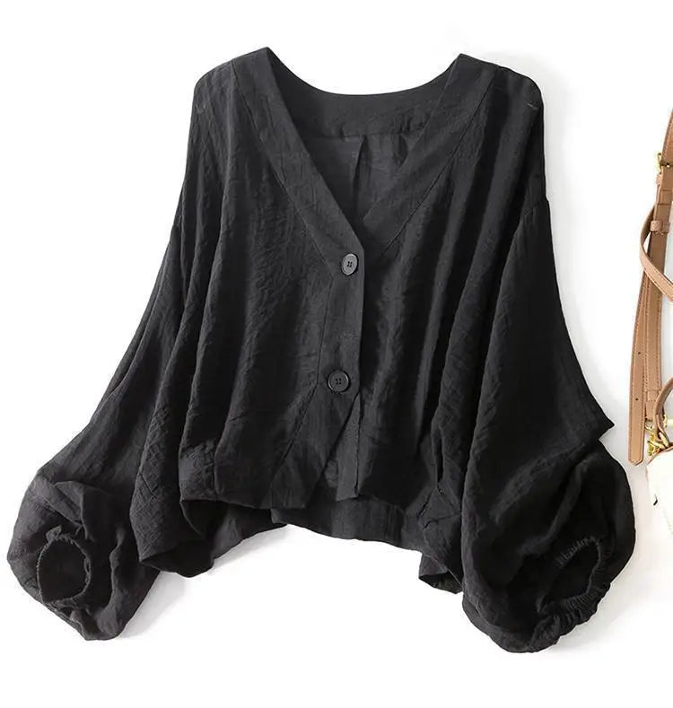 Georgia Summer Linen Blouse