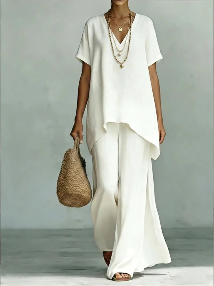 Madona Linen Two Piece Set