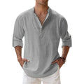Leon Long Sleeve Henley Shirt