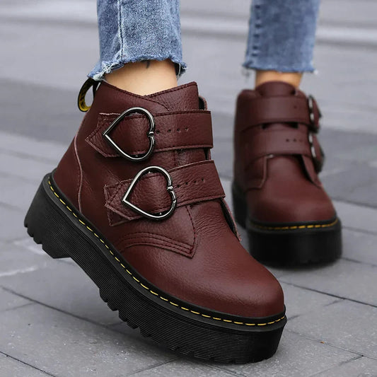 Orlinda Supportive Leather Platforms