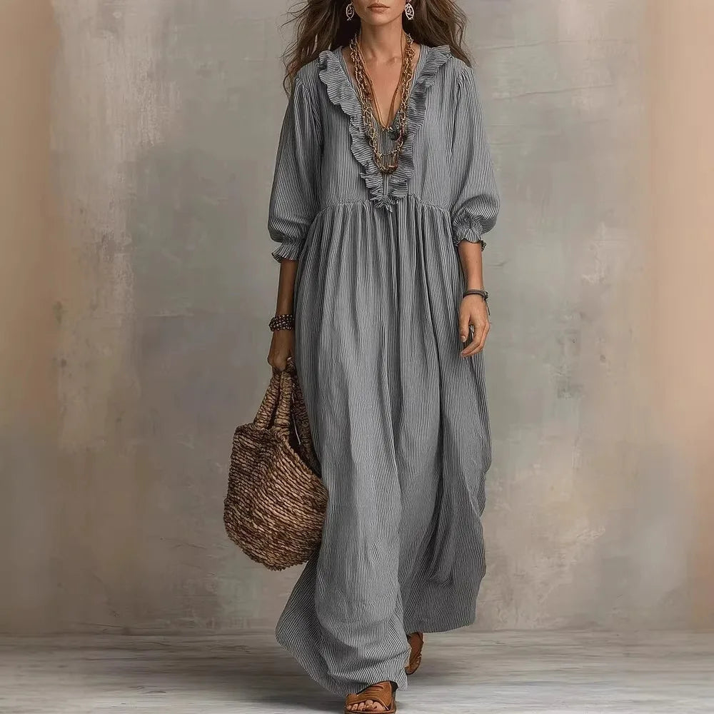 Liora Ruffle Maxi Dress