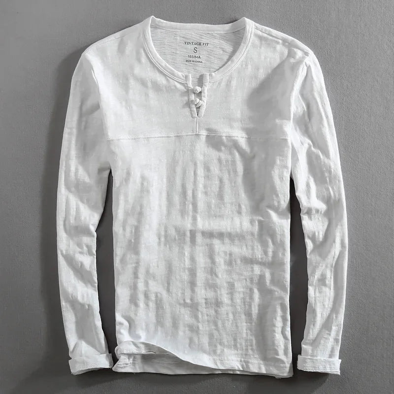 Bronx Long Sleeve Henley Shirt